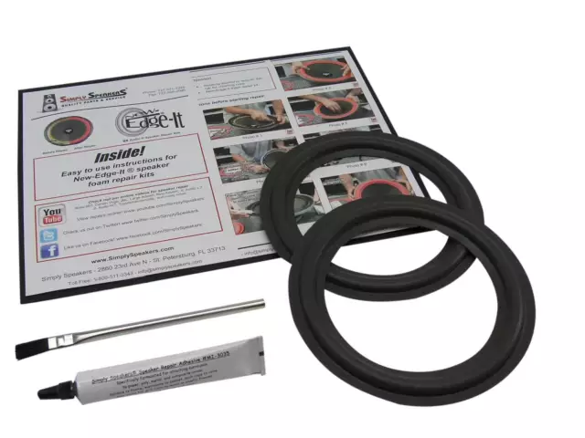INFINITY RS-8A SPEAKER Parts 6-1/2" Woofer Foam Edge Repair Kit # FSK-6.5