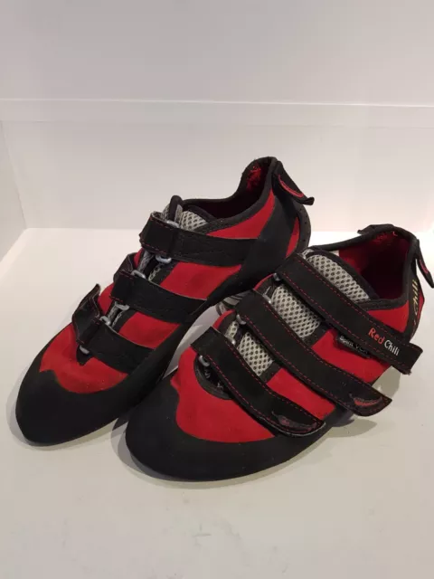 Red Chili Spirit VCR Climbing Shoes Uk 7.5 - EU 41 Used