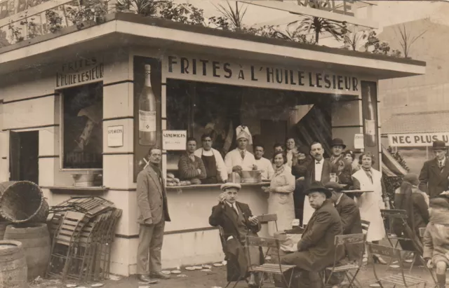 59 Carte Photo Lille Friterie "Frites A L'huile Lesieur"