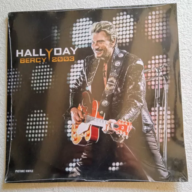 Johnny Hallyday " PICTURE VINYLE JOHNNY BERCY 2003 NEUF DANS SON EMBALLAGE D'ORI