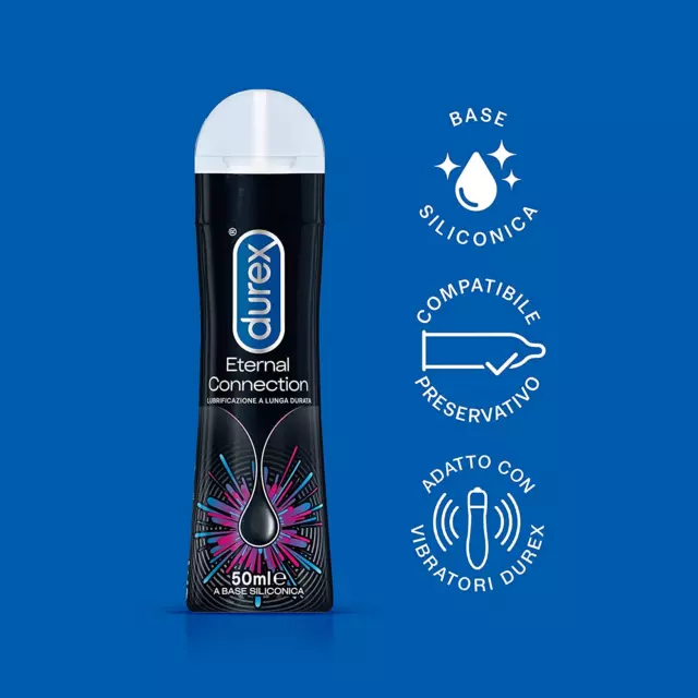 Gel Lubrificante Intimo Durex Eternal Connection per Uso Vaginale ed Anale 50 ML