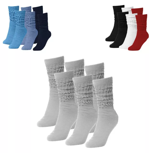 BRUBAKER Slouch Calcetines Para Fitness Unisex Yoga Muchos Colores Nuevo 6 Pares