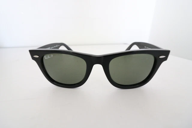 Ray Ban Wayfarer RB2140 Unisex Sonnenbrille Sunglasses Schwarz Top Zustand