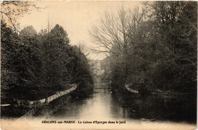 CPA CHALONS-sur-MARNE - La Caisse d'Epargne dans le Jard (742049)