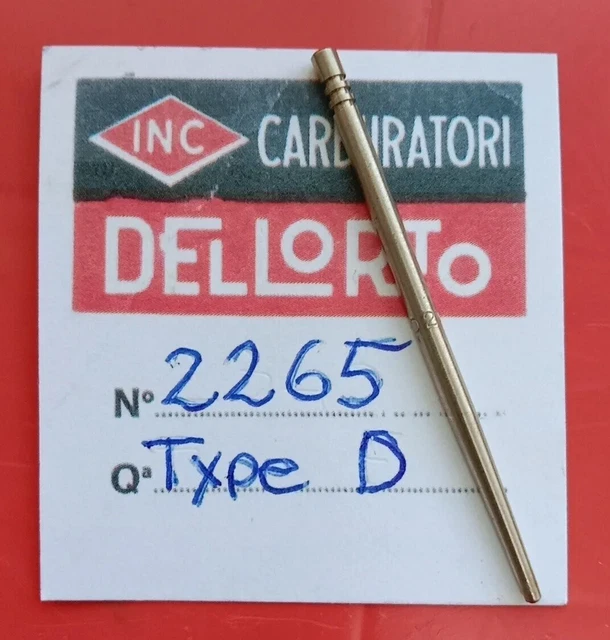 SPILLO CONICO 2265 TYPE D DELLORTO D1 D3 D6 D7 D8 D9 D10 D11 D12 D13