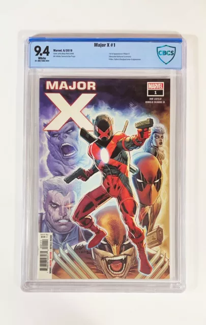 Rob Liefeld Major X #1 CBCS Graded 9.4 2019 Marvel Comic (NOT CGC)