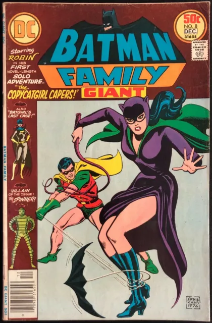 BATMAN FAMILY #8 GIANT Batgirl Catwoman Robin DC Comics FN