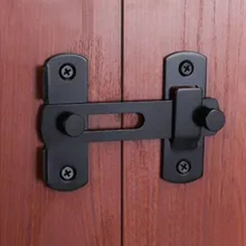 Sliding Barn Door Latch Locking Door Lock Gate Wine Cabinet Closet Lock Plug