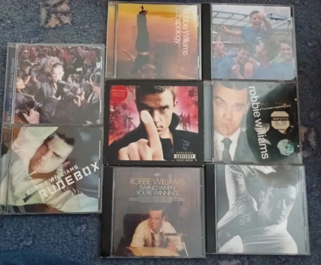 Robbie Williams CD Bundle x8 - Job Lot