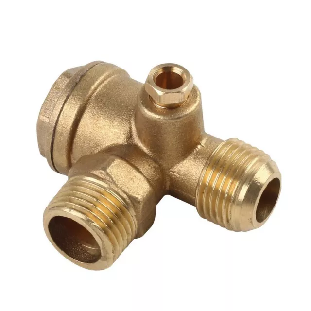 Check Valve Air Compressor 20*20mm Brass Connector Durable Home Male Threaded