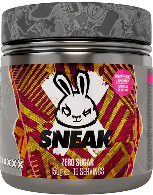 Sneak Energy - LAMONATA LAMPONE - Vasca 15 porzioni - Sigillata - SPEDIZIONE VELOCE!