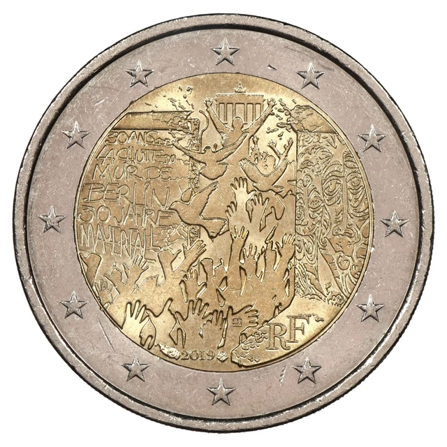 Pièce De 2 Euros France 2019 - 30 Ans De La Chute Du Mur De Berlin