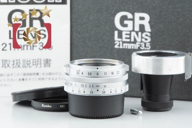 Ricoh GR Lens 21mm f/3.5 L39 LTM Leica Thread Mount w/ Box,Viewfinder Overhauled
