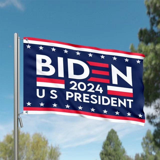 JOE BIDEN 2024 Presidential Election Flag, Biden 2024 U.S. President