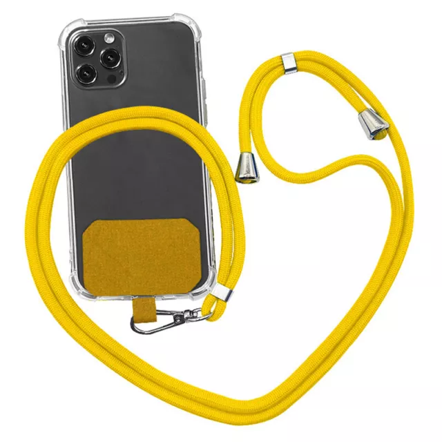 Universal Crossbody Nylon Patch Phone Lanyards Rope Mobile Phone Strap Lany~m'