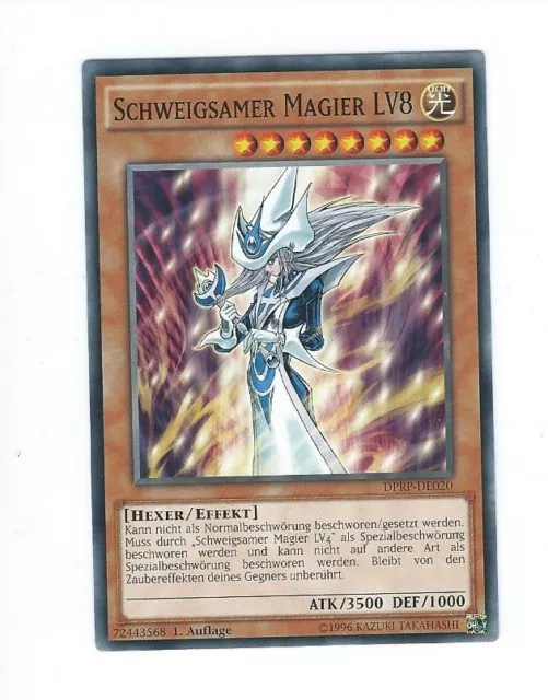 Yu-Gi-Oh ! 3 x magicien silencieux LV8 - DPRP-DE020 1. Tirage Common