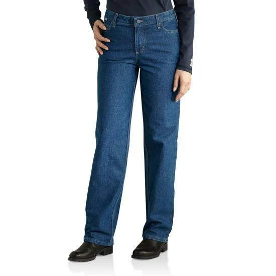 Carhartt FR Jeans Womens WFRB160 - Flame-Resistant Denim Relaxed 16 x 30  NWT