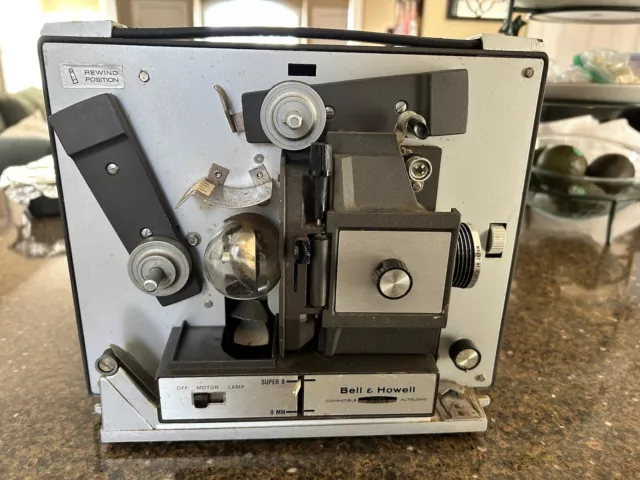 Bell & Howell 456A Super 8 & Standard 8mm Movie Projector