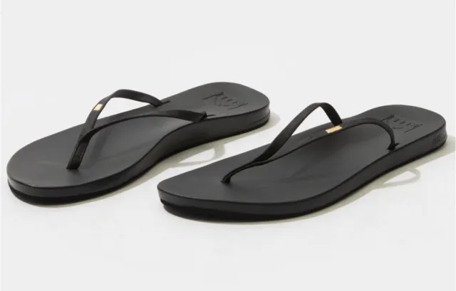 REEF CUSHION SLIM Women's Black Sandals Size 10 US (UK 8 EURO 41)