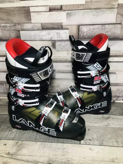 Lange RX 100 L.V. Ski Boots 316mm-275 Size Uk 7