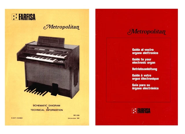 FARFISA METROPOLITAN SERVICE Manual Schematic Diagram Schaltplan Schema