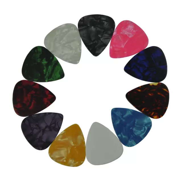 100 pcs Thin 0.46mm Blank Guitar Picks Plectrums Celluloid For Acoustic Guitar