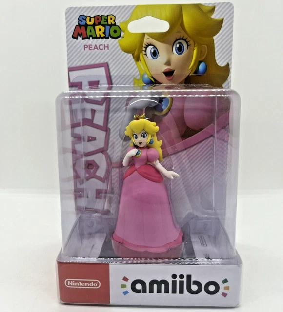 Amiibo Peach – Super Mario – Occasion (Figurine Seule, Sans Boîte)