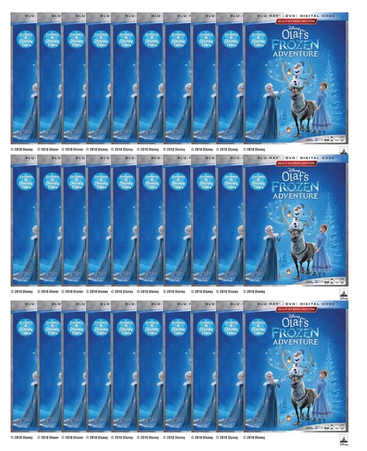 OLAF’S FROZEN ADVENTURE + 6 Disney Tales Blu-ray DVD Wholesale Local ...
