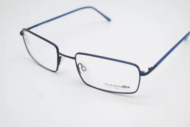 Glasses TITANFLEX ESCHENBACH 920677 blue square eyeglass frame eyeglasses new 3