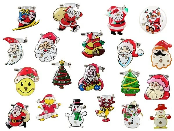 Blinky LED Anstecker Brosche rotes Herz Köln Wappen Clown Karneval Blinky LED Anstecker Brosche rotes Herz Köln Wappen Clown Karneval