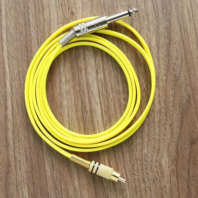 Cavo clip silicone - RCA per macchina alimentatore tatuaggio penna plug phono -xp