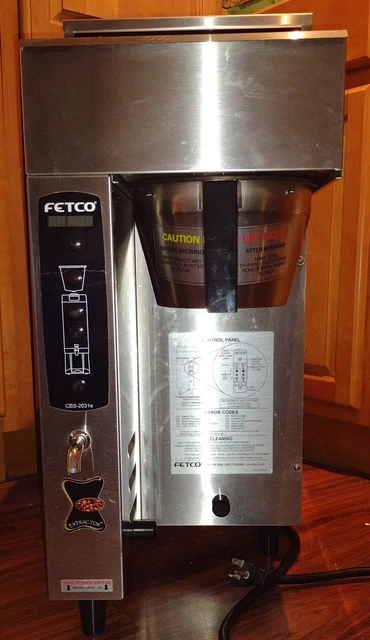 Fetco Extractor CBS-2031e Commercial Coffee Brewer Excellent Super Clean