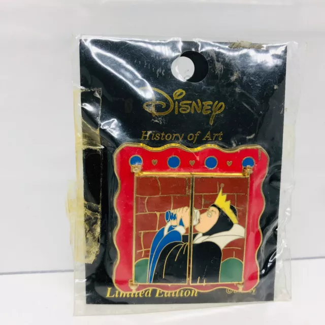 Snow White & Evil Queen, Hinged Disney Pin History of Art LE1500