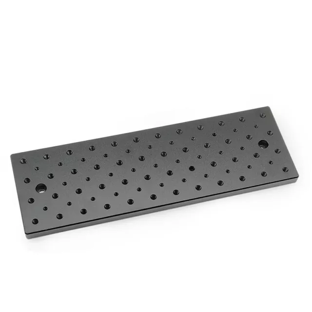 300x100x12mm/11.8x3.9x0.5" Dual-density Optical Breadboard Aluminum Alloy