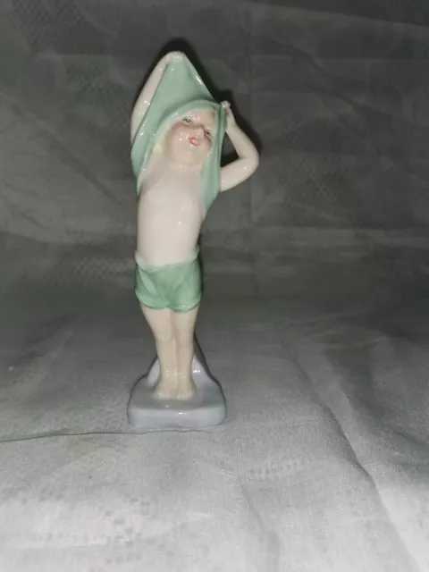 Vintage Royal Doulton "To Bed" Figurine HN1805 Bone China Made 1937 to 1959