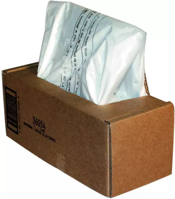 Powershred Shredder Bags for 125/225/2250 Series Shredders, 50 Bags & Ties (3605