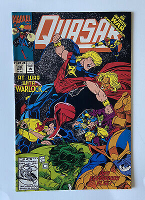 Quasar #38 - 1992 Marvel Comics - Infinity War Crossover Greg Capullo Art