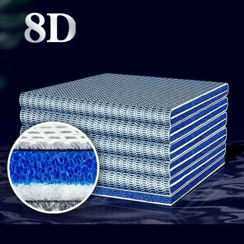 8D Aquarium Filter Media 8-Layers Filter Pads Bio Sponge Foam for Fish Tank Pond