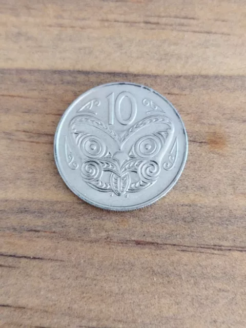 Moneda 10 Céntimos De Nueva Zelanda 1988