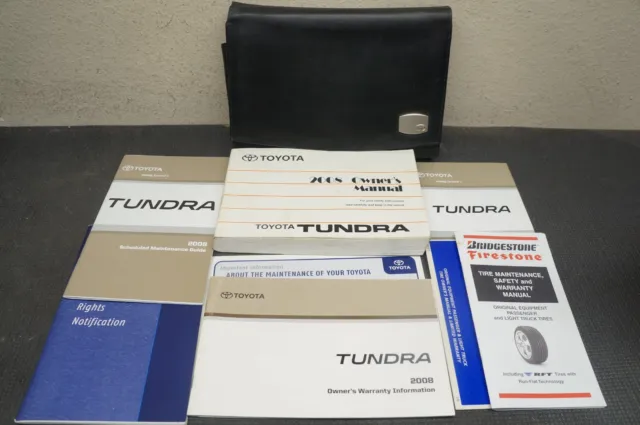 2008 Toyota Tundra Owners Manual With Case And Literature Free Shipping