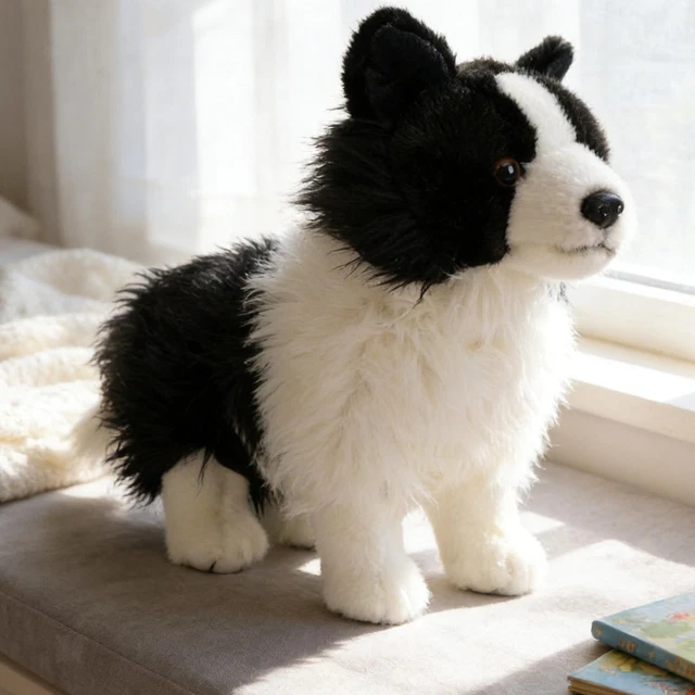 TEDDY HERMANN BORDER Collie Peluche Animal En Peluche 313846329451
