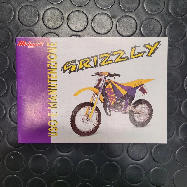 Manuale "Uso e Manutenzione"- Owner's manual nuovo MALAGUTI GRIZZLY 10-12"