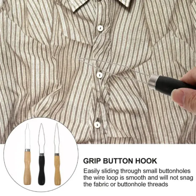 1/2x Button Hook Tool Dressing Aid Tools Zipper Helper For Arthritis U5E5
