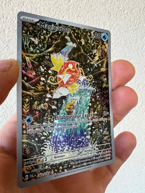 Card Collection® / Magicarpe 203/193 Art Rare (AR) / Écarlate et Violet 02 Évolutions à Paldea/Carte pokémon® Originale Prégradée Near Mint et scéllée par CollectAura