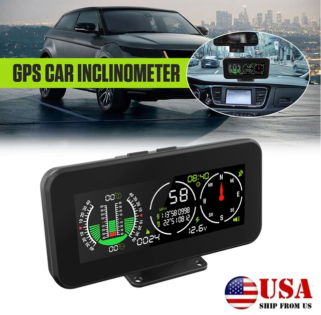 Car Speedometer Gps Inclinometer Off-Road Slope Digital TIME DISPLAT OVERSPEED Car Speedometer Gps Inclinometer Off-Road Slope Digital TIME DISPLAT OVERSPEED