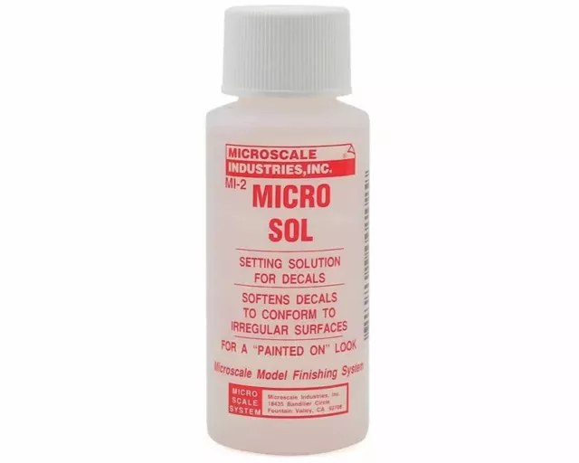 Microscale Industries MI-2 Micro Sol - Decal Setting Solution (1oz) Modélisme