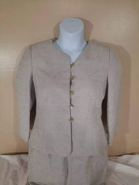 Armani Collezioni Womens Skirt Suit 10 37 Gray Top Blouse Jacket Blazer Coat Armani Collezioni Womens Skirt Suit 10 37 Gray Top Blouse Jacket Blazer Coat
