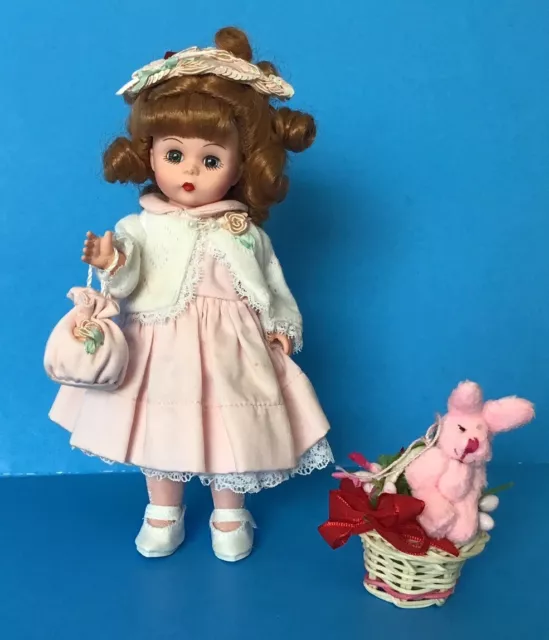 Madame Alexander 8” Doll - DRESSED FOR EASTER, NEW BANDS, NO BOX