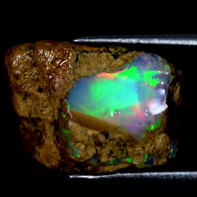 03.10 Cts 100% Natural Exclusive Ethiopian Opal Rough Cabochon Gemstone UA22