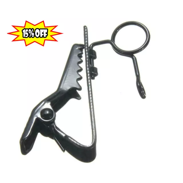Nice 2Pcs Mic Lapel Tie Clip For Lavalier Sennheiser Hot ME2 Replacement Q1E3